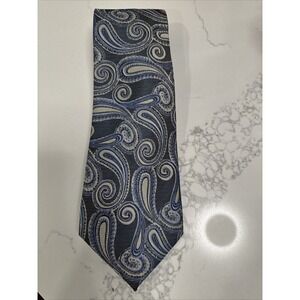 COVONA tie Men's Silk Necktie Paisley Textured